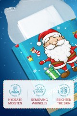 Sadoer Тканевая маска для лица с гиалуроновой кислотой в новогоднем дизайне Hyaluronic Acid Hydration, 25мл